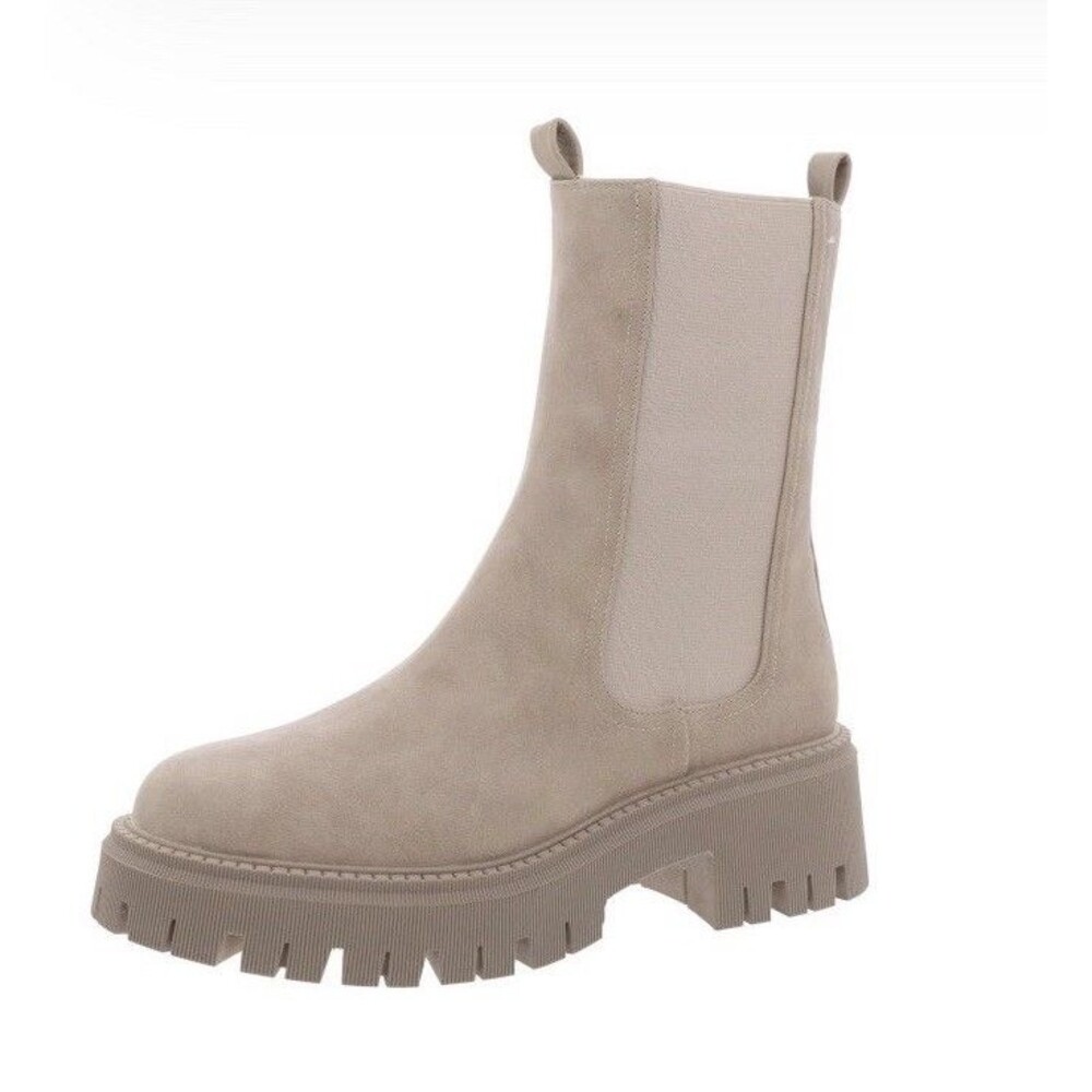 DV Dolce Vita Garden Pull On Chelsea Boots Size 7.5M NWOB Stone Color